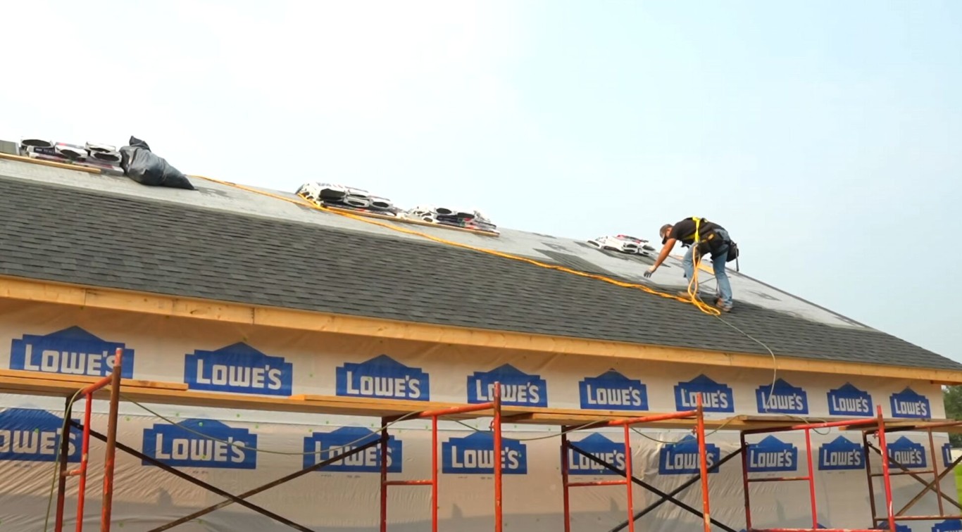 Expert shingle installation by certified roofer